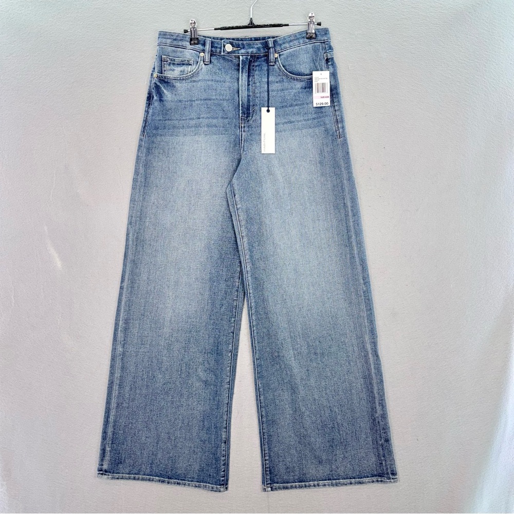 Habitual - NWT Women’s high rise Wide leg Jeans blue wash Denim Pants size 6/28